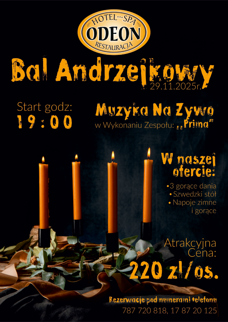 Odeon andrzejki 2025